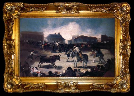 framed  Francisco Goya The Bullfight, ta009-2